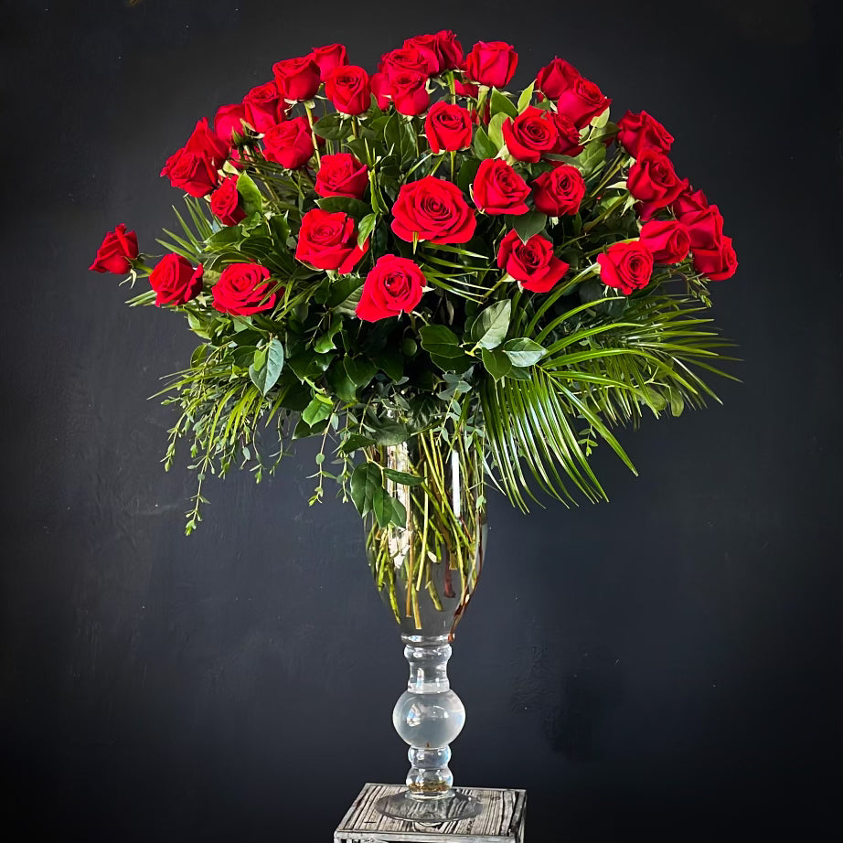 Scarlet Romance (2 Dozen, 3 Dozen, 4 Dozen)