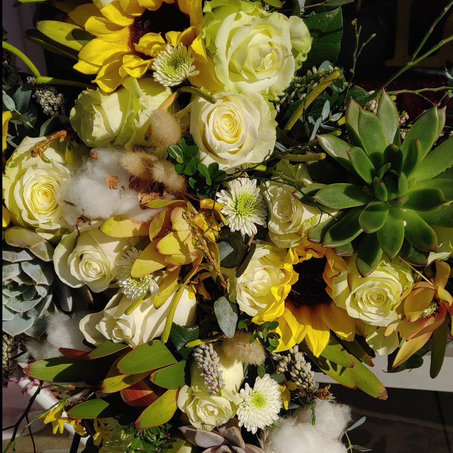 Yellow Cross Close Up