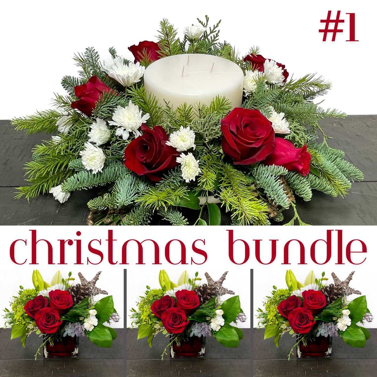 Christmas Floral Bundle 1