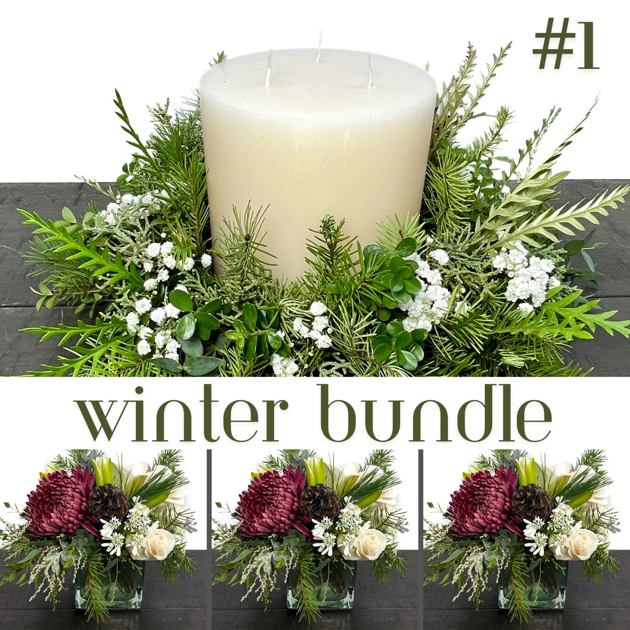 Winter Floral Bundle 1