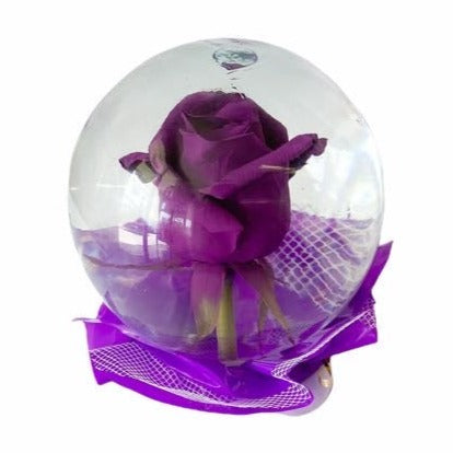 Enchanted Forever Rose in a Globe