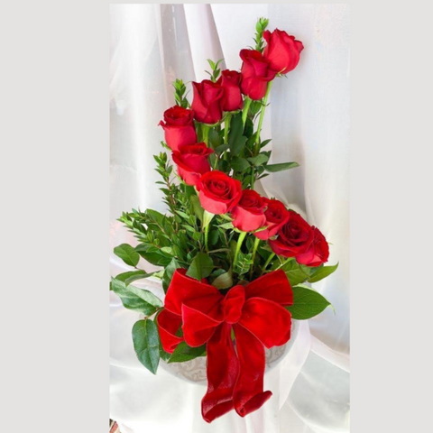 Chasing Love floral arrangement roses 