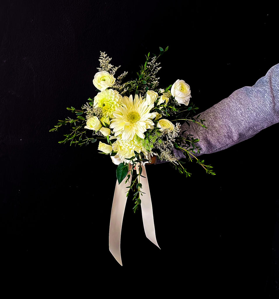 White wedding flower floral bouquet